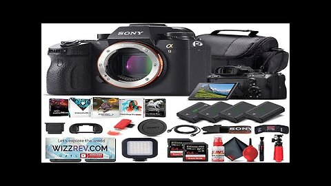 Sony Alpha a9 Mirrorless Digital Camera (Body Only) (ILCE9/B) + 2 x Review