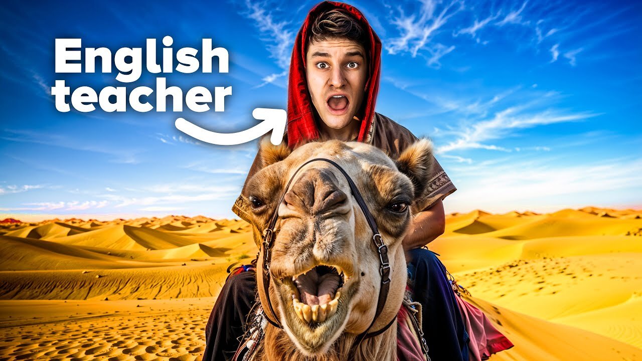 Learn English on a CAMEL? 🐫 | English Teacher explores Marrakesh 🇲🇦