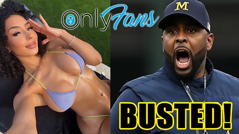 FIRED Michigan coach Sherron Moore BUSTED DM'ing OnlyFans model during Ohio State game!