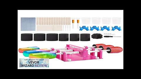 VEVOR 6 Cup Turner Multi Tumbler Spinner Six-Arm Crafts for Glitter Epoxy Review