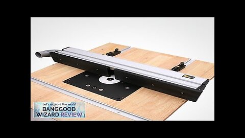 Wnew Woodworking Aluminium Router Table Profile Fence with Sliding Brackets Tools Review