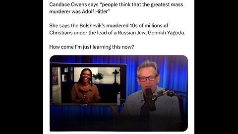 Candace ~ Bolshеvik’s murdеrеd 10s of millions of Christians under the lead of a Russian Jеw 