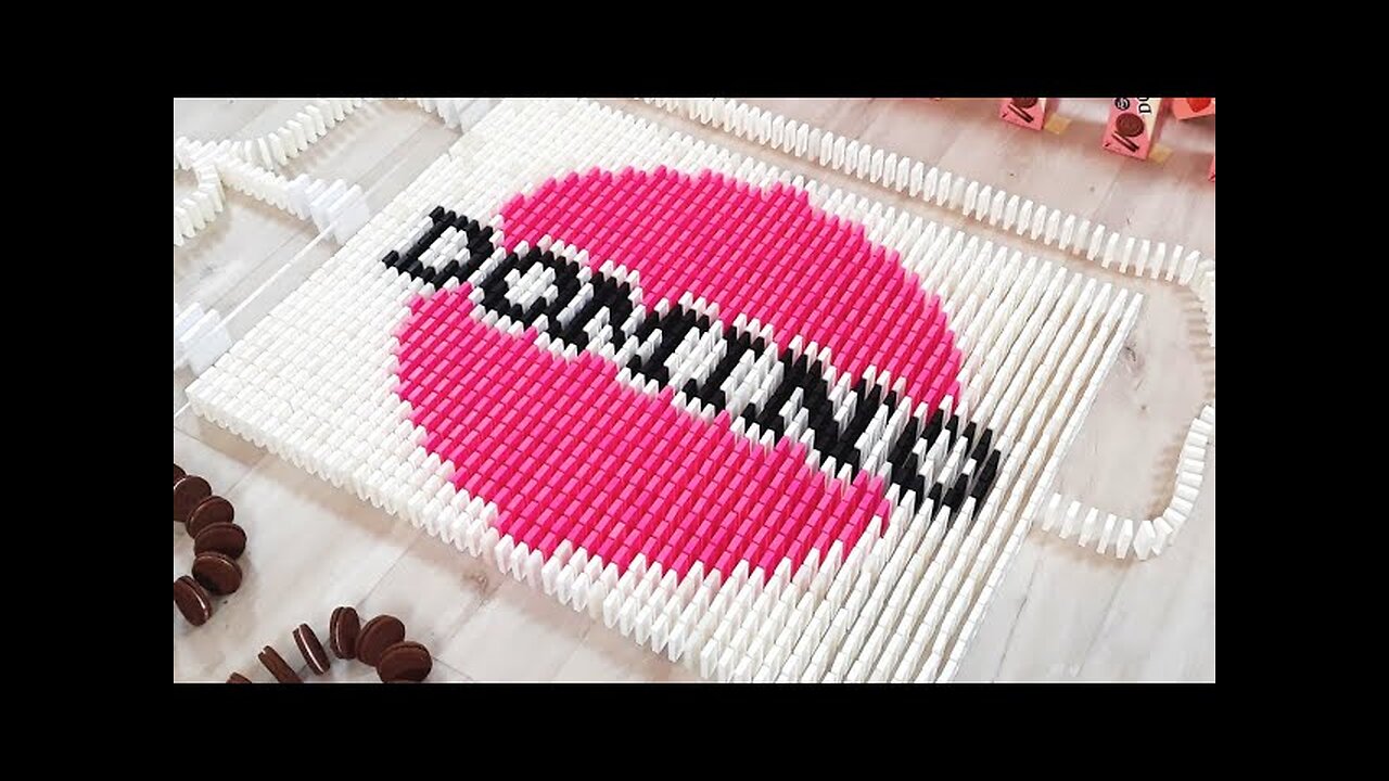 Suomen Suurin #DominoEfekti - Domino Cookie Chain Reaction