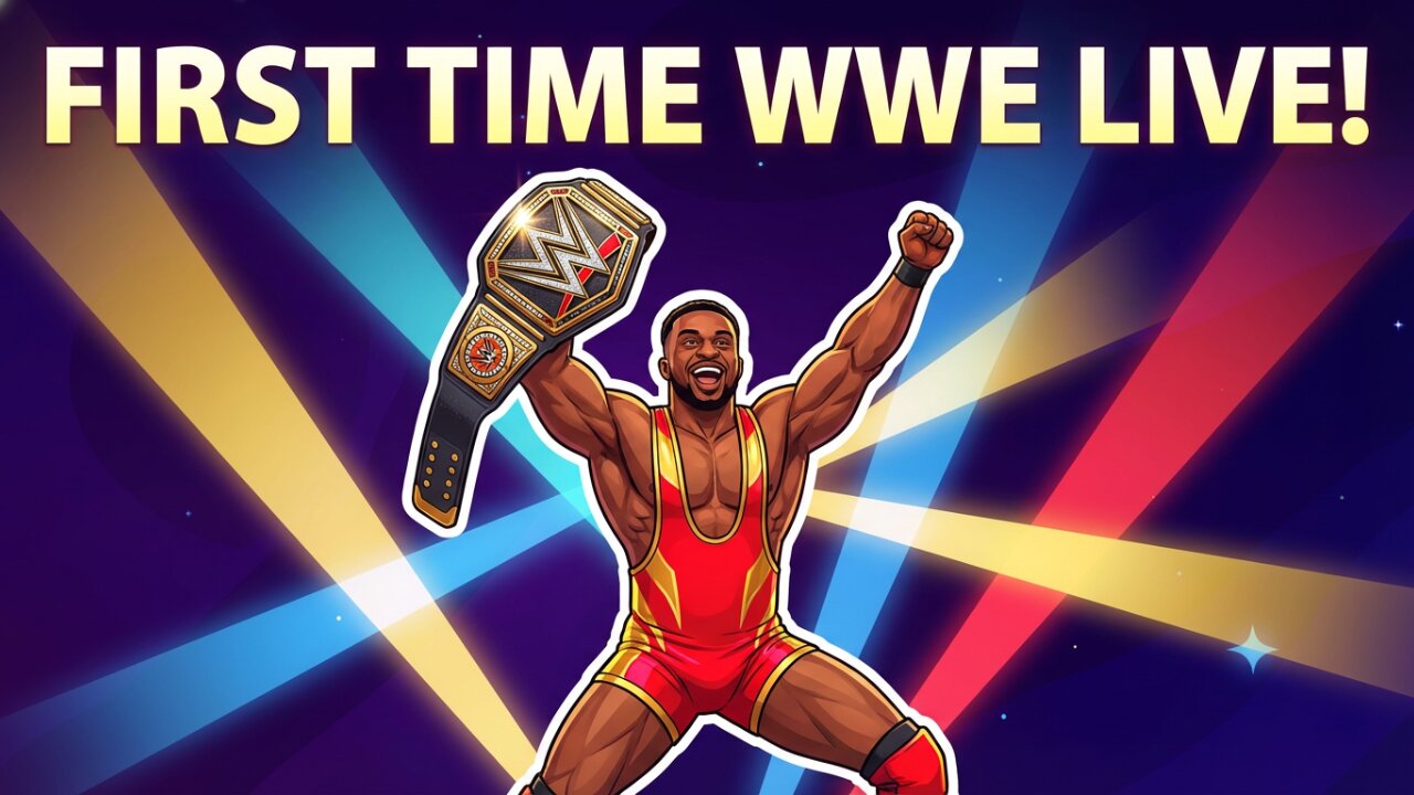 MY FIRST TIME EVER GOING TO A BIG WWE PLE