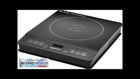 Amazon Basics 1800W Portable Induction Cooktop Burner medium Black Review