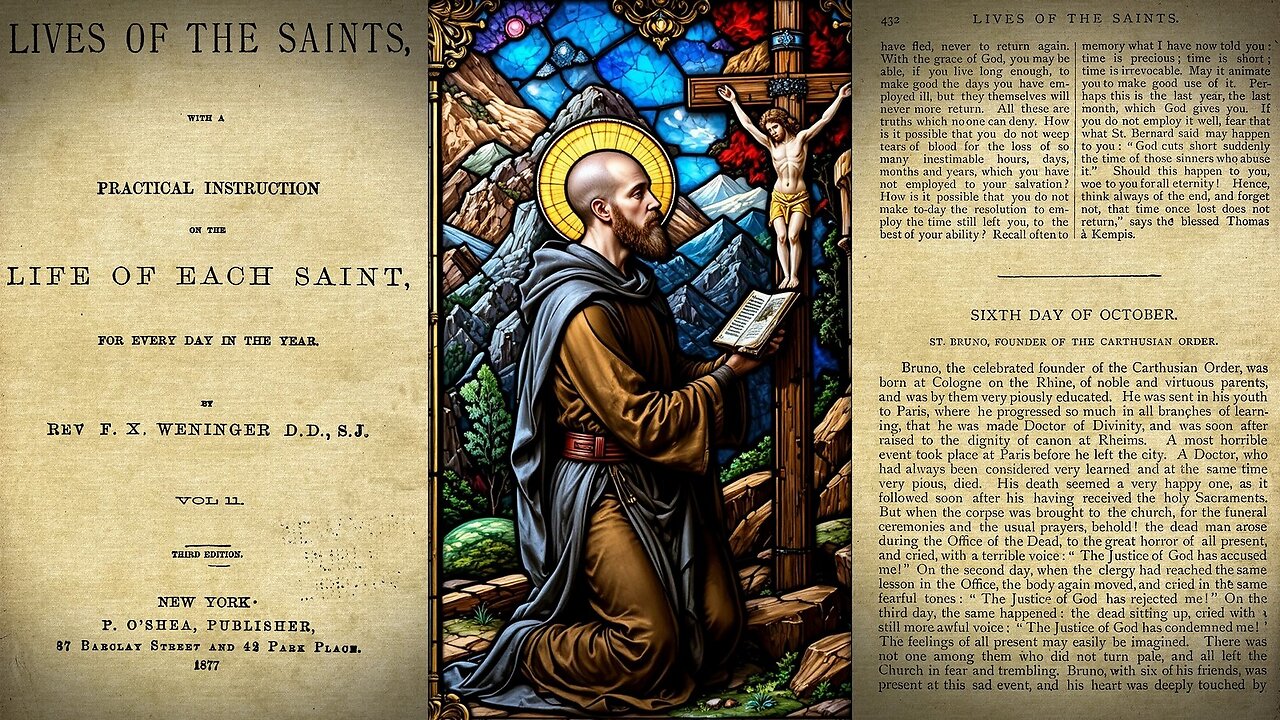 Saint Bruno - Founder of Carthusians {October 6} 📖🎧