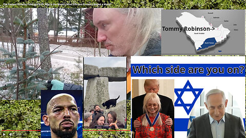 Israel critique is antisemitic! Tommy UAE Robinson. Free speech Google. Lifesaver Tate. Duckweed
