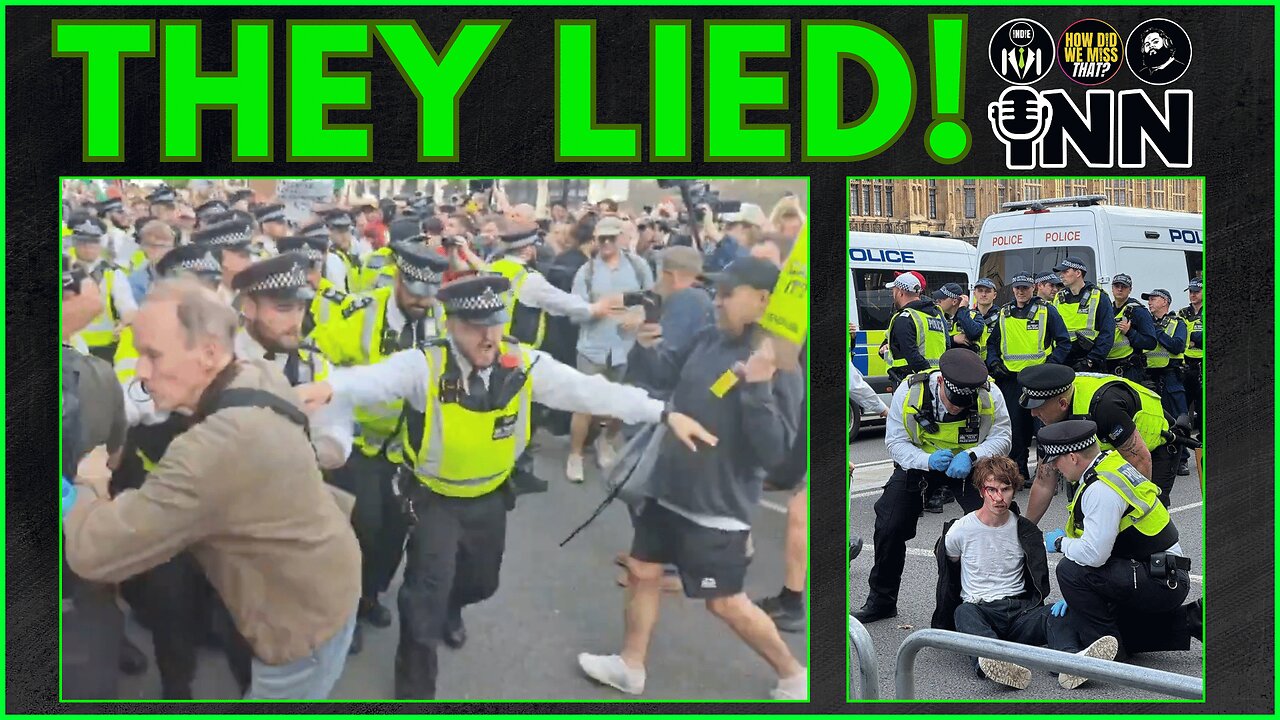 Metro Police Lie About Violence from Peaceful Protesters in London Last Weekend | @GetIndieNews