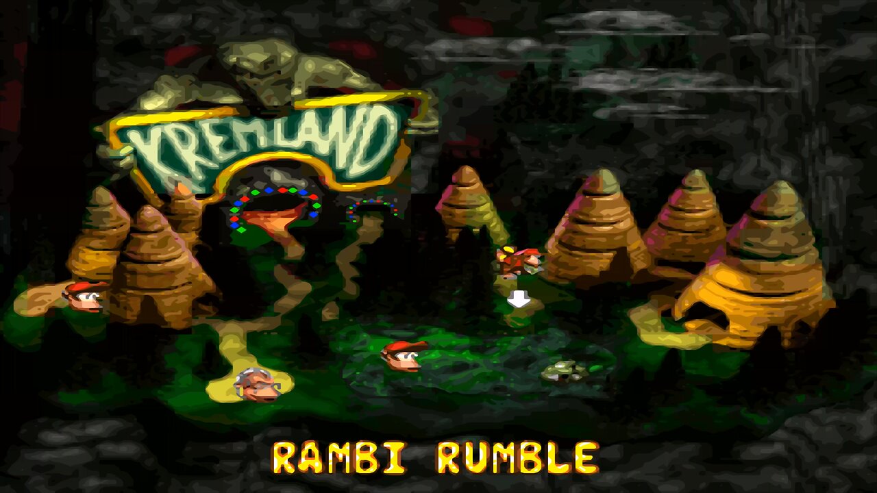 DONKEY KONG COUNTRY 2™ : DIDDY'S KONG QUEST™ / ACT 4. KRAZY KRAEMLAND / A4#6. RAMBI RUMBLE! DK