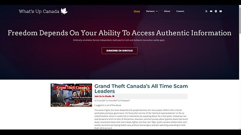 Report #4 - Wayne Peters & What's Up Canada
