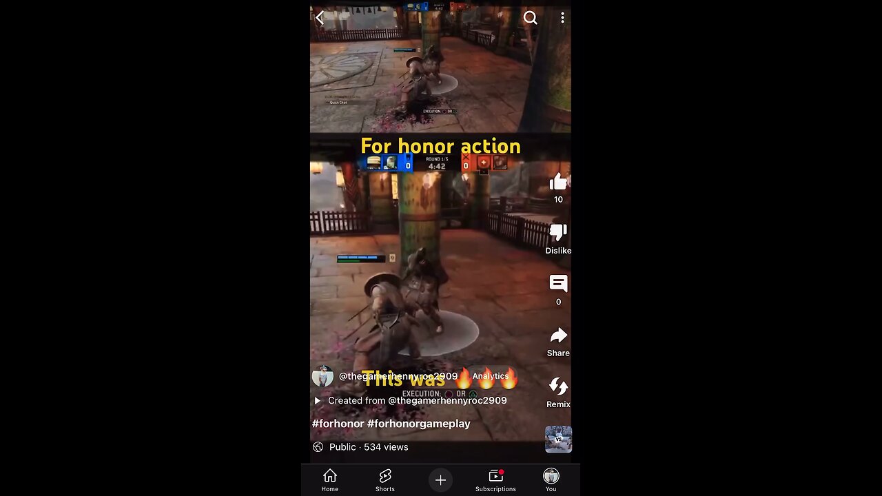 For Honor short