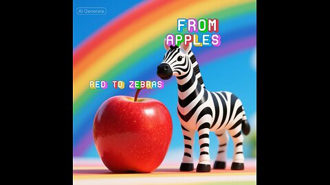 A-B-C, come sing with me, Colors, fruits, and animals