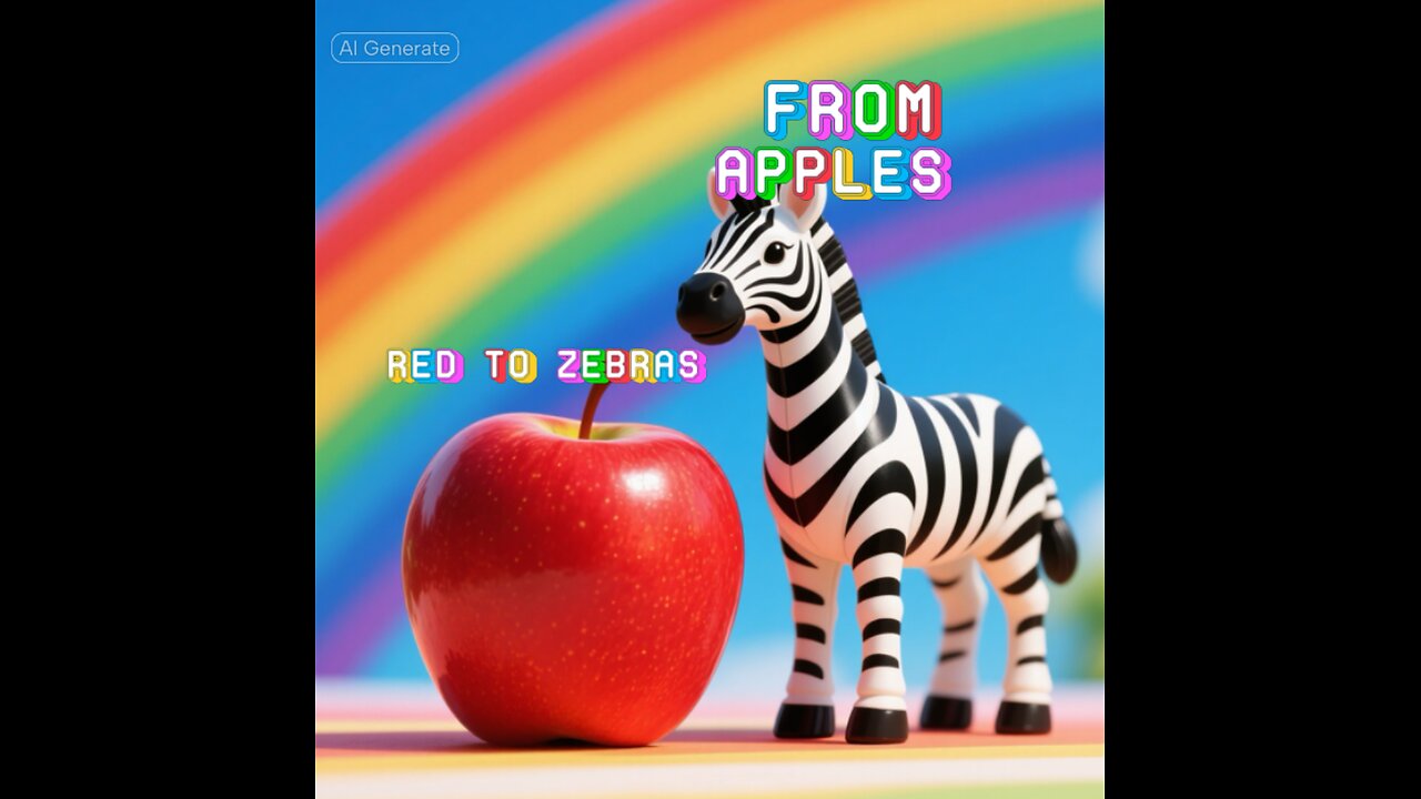 A-B-C, come sing with me, Colors, fruits, and animals