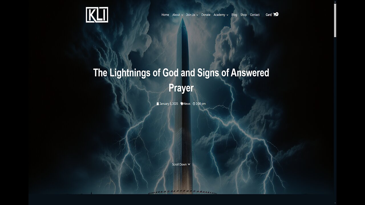 The Lightnings of God and Signs of Answered Prayer