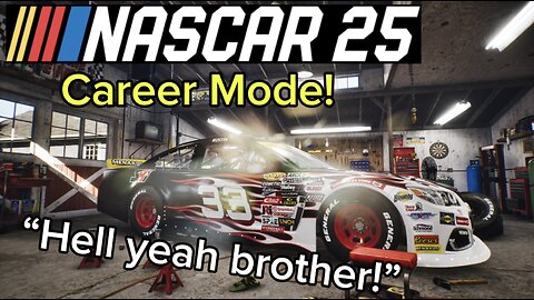 Chill Racing 10/30 NASCAR 25 Career Mode Wheel Gameplay