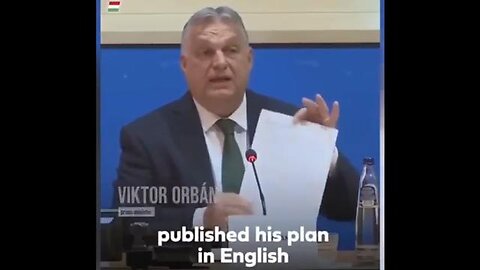 This Speech Was Never Meant to Go Public - Orbán Exposes the EU's Replacement Plan