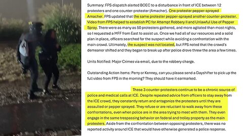 In An Email Made Public, Portland Police Blame Conservative Victims For Being Attacked By Antifa