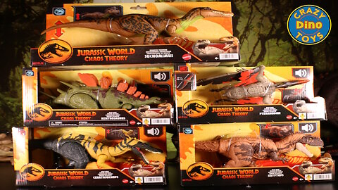 5 New Jurassic World Chaos Theory Dinosaur Toys unboxed 2025 @target Huge Shopping Spree @netflix