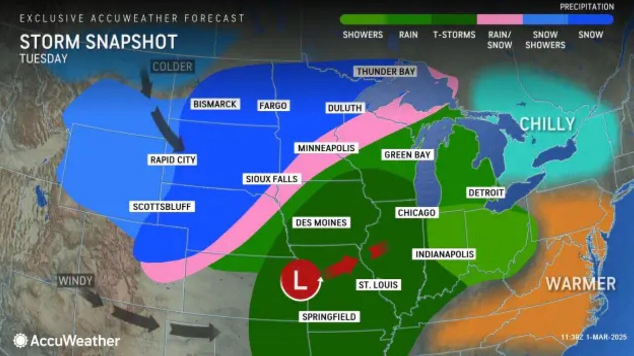 Fire Warnings Issued Across The US - Significant Outbreak Of Severe Weather Expected Tuesday