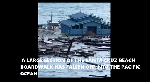 Santa Cruz Pier partially collapses