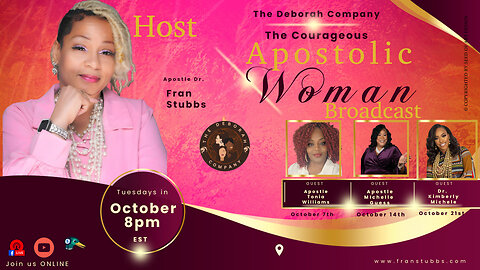 TUESDAY NIGHT LIVE: THE COURAGEOUS APOSTOLIC WOMAN