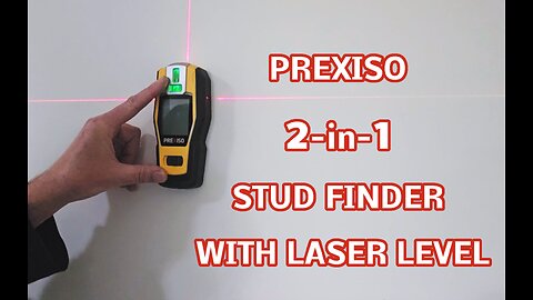 PREXISO 2 in 1 Stud Finder with Laser Level, Works Good
