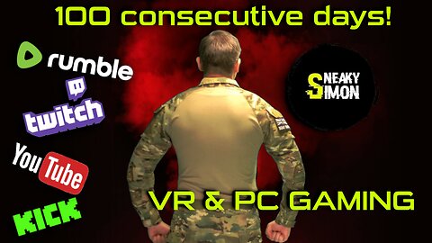 LIVE - Sneaky Simon (DAY100) - VR & PC GAMING