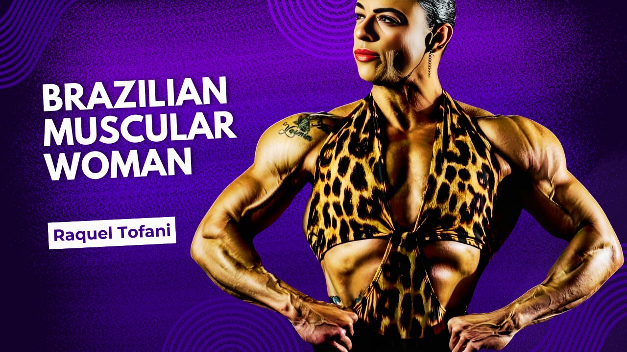 Raquel Tofani: Brazilian Muscular Woman’s Giant Bodybuilder Muscle Transformation