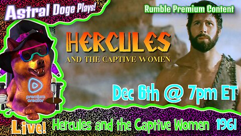 Dec 6th @ 7pm ET - Hercules and the Captive Women (1961)