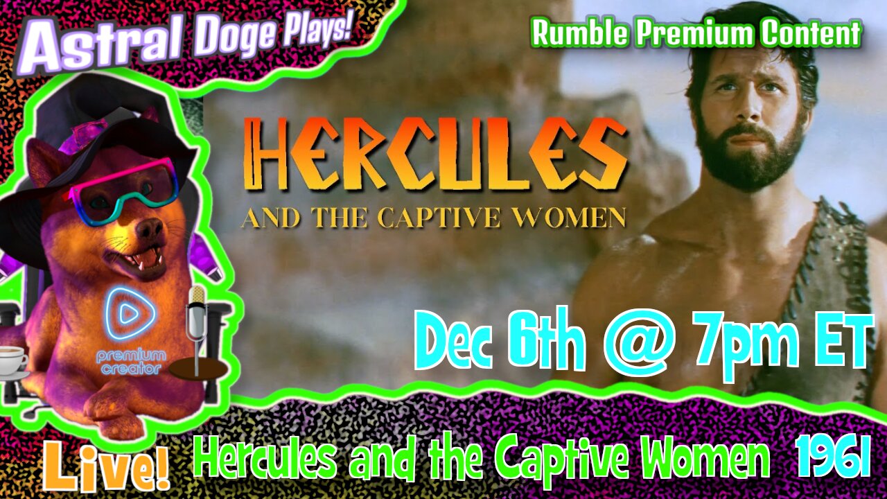 Dec 6th @ 7pm ET - Hercules and the Captive Women (1961)