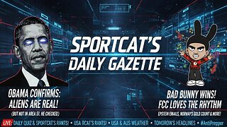 Sportcat's Daily Gazette | 👽 Aliens, Bad Bunny, & The MJ Vacation Theory: Everything Is Fine!