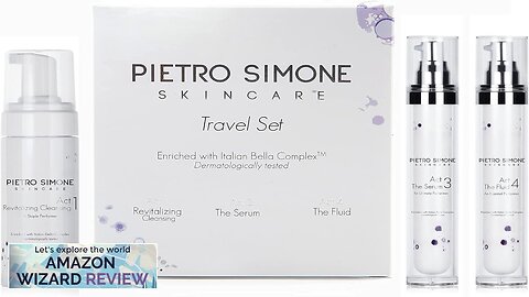 Pietro Simone Skincare 3 Piece Travel SetThe Pietro Simone Skincare 3 Piece Travel Set Review