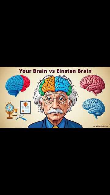 Your Brain VS Einstein’s Brain 🤯 | The Shocking Truth You Didn’t Know! #Shorts