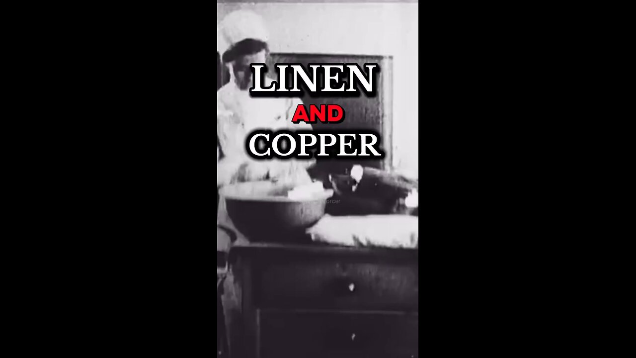 Babies were wrapped in pure linen and fed from copper-lined bottles