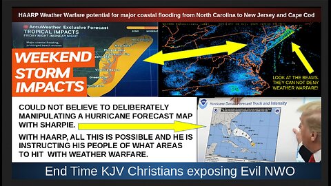 HAARP Weather Warfare potential for major coastal flooding from North Carolina to New Jersey