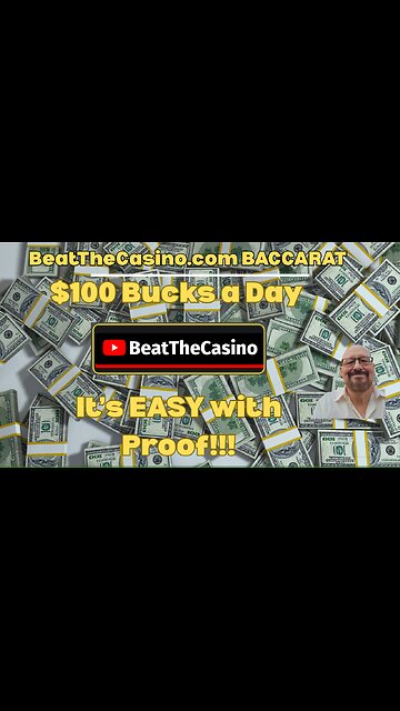 How to Win Big at Baccarat | Win a $100 a Day #baccarat #baccarattips