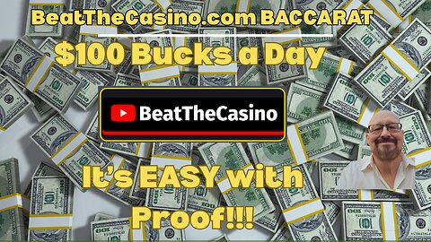 How to Win Big at Baccarat | Win a $100 a Day #baccarat #baccarattips