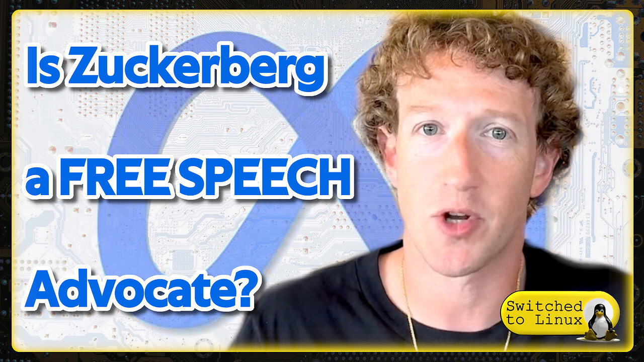 Is ZUCKERBERG a FREE SPEECH Advocate?