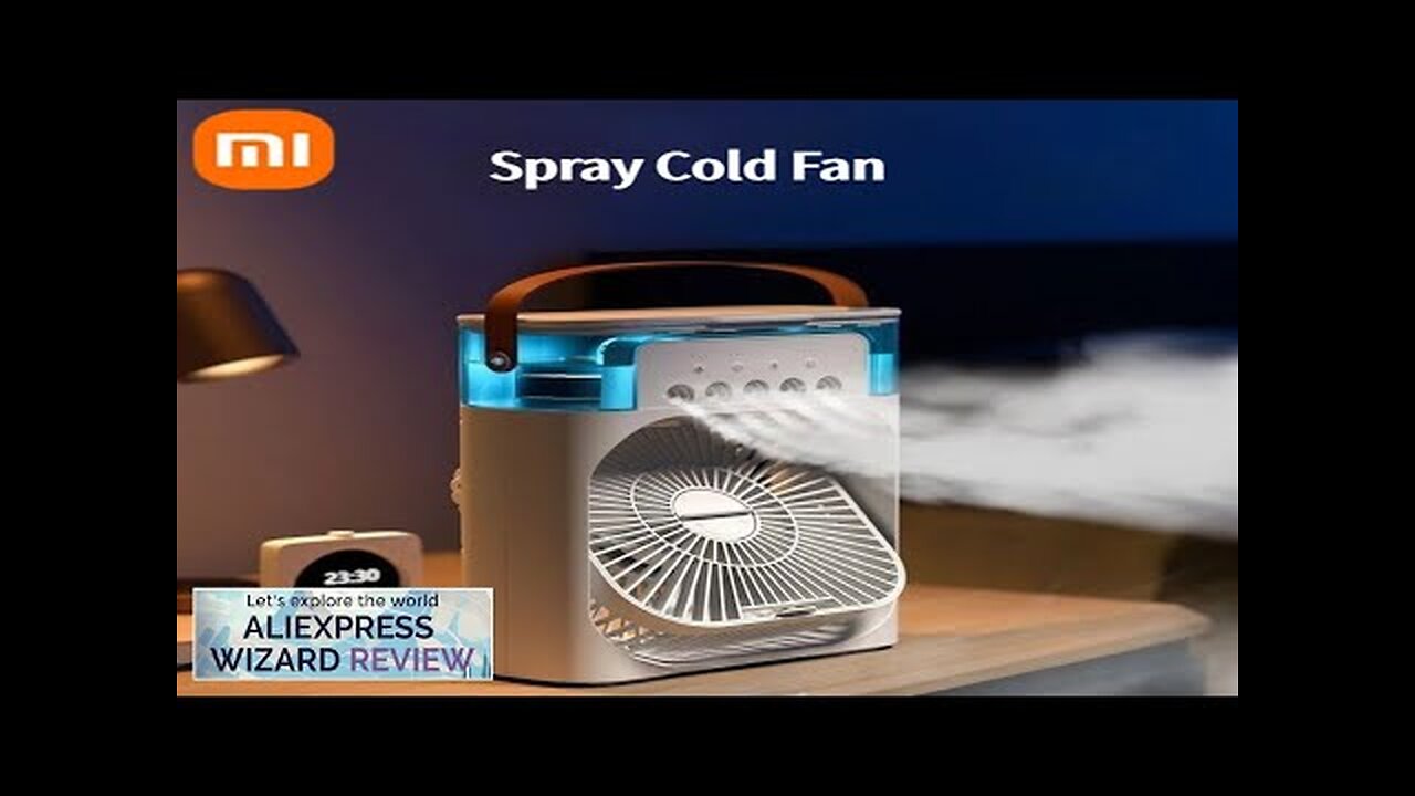 Xiaomi Car Household Dual-purpose Five-hole Spray Fan Humidification Refrigeration Air Review