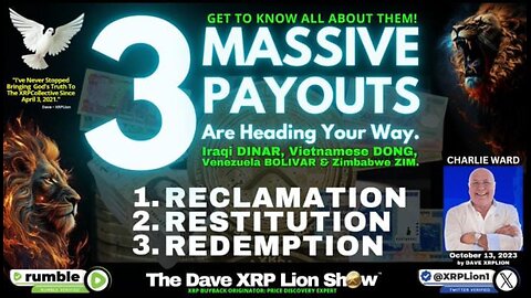 [NEW VIDEO] DAVE XRP LION- Exciting QFS News: “3 HUGE PAYOUTS” [DON’T MISS IT] TRUMP NEWS