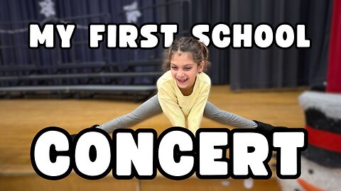 Her FIRST School Concert! We are SO PROUD!!