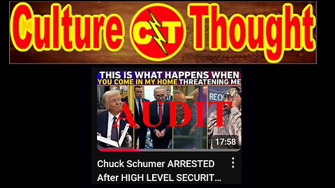 🔎Audit: Was Chuck Schumer actually arrested?🔍