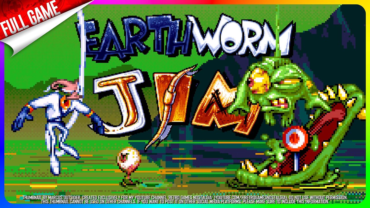 Earthworm Jim (SNES - US) Longplay
