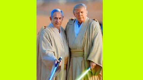 😂 Jedi Bibi & Trump VS Ayatollah 😂