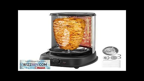 VEVOR Stainless Steel Shawarma Grill Machine Vertical Gyro Rotisserie Doner Review