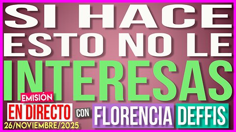 Si Hace Esto No Le Interesas | Transmisión en Vivo