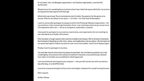 Jamar Chase Spits on Jalen Ramsey… But His Apology Didn’t Say His Name?