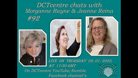 Get inspired with the muse energy from Morganne in DCTcentre Chats #92# Live 09.01.2025.