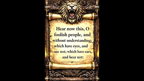 which have eyes, and see not; which have ears, and hear not: