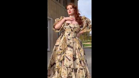 Today is my birthday, and what better way to celebrate than to flounce about in a fancy dress